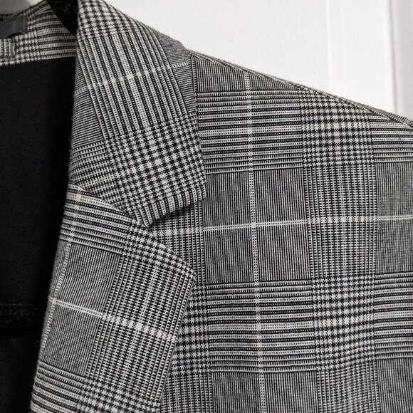 HM Grey Plaid Blazer - Picture 4 of 4